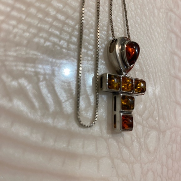 Silver chain and cross vintage - Picture 7 of 7